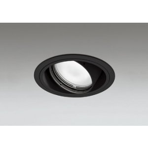 画像: オーデリック XD402249R ダウンライト 埋込穴φ125 LED一体型 温白色 M形 高演色LED 電源装置別売 マットブラック