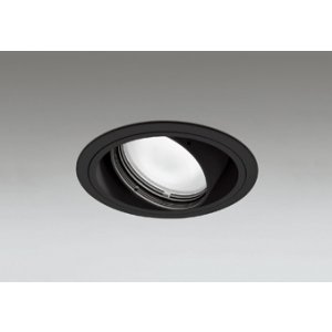 画像: オーデリック XD402254R ダウンライト 埋込穴φ125 LED一体型 白色 M形 高演色LED 電源装置別売 マットブラック