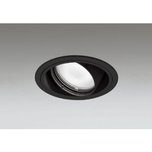 画像: オーデリック XD402255R ダウンライト 埋込穴φ125 LED一体型 温白色 M形 高演色LED 電源装置別売 マットブラック