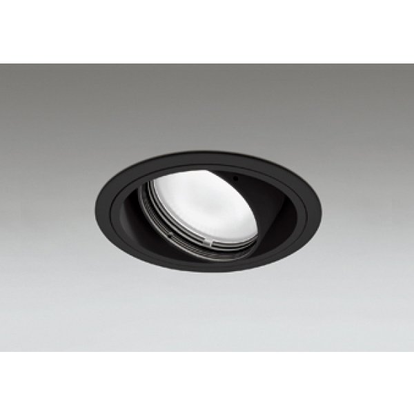 画像1: オーデリック XD402257R ダウンライト 埋込穴φ125 LED一体型 白色 M形 高演色LED 電源装置別売 マットブラック (1)