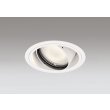 画像1: オーデリック XD402275R ダウンライト 埋込穴φ125 LED一体型 電球色 M形 高演色LED 電源装置別売 オフホワイト (1)
