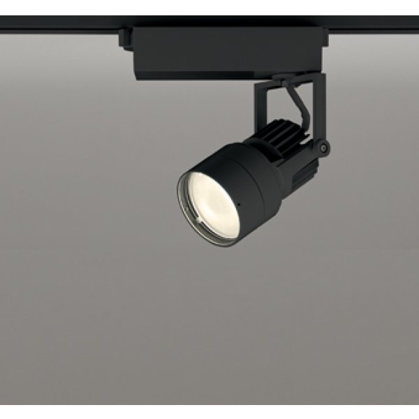 画像1: オーデリック XS412608R スポットライト LED一体型 非調光 電球色 高演色LED レール取付専用 マットブラック (1)