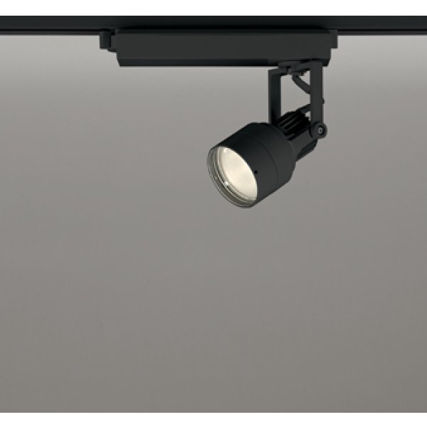 画像1: オーデリック XS413624R スポットライト LED一体型 非調光 電球色 高演色LED レール取付専用 マットブラック (1)