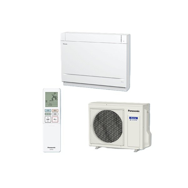 画像1: パナソニック XCS-406DY2-W/S ハウジングエアコン 床置き Yシリーズ エオリア ナノイーX 14畳程度 単相200V クリスタルホワイト (CS-409CY2-Wの後継品) ♪ (1)