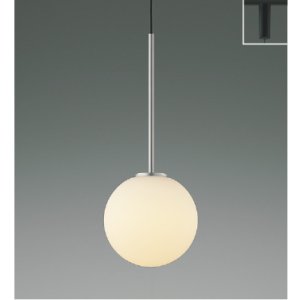 画像: コイズミ照明 AP57337 ペンダント 非調光 LED 電球色 プラグタイプ 高演色LEDR+ ホワイトブロンズメッキヘアラインマット ∽