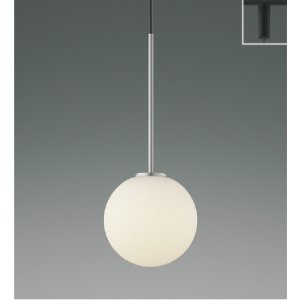 画像: コイズミ照明 AP57339 ペンダント 非調光 LED 温白色 プラグタイプ 高演色LEDR+ ホワイトブロンズメッキヘアラインマット ∽