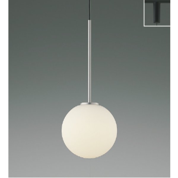 画像1: コイズミ照明 AP57339 ペンダント 非調光 LED 温白色 プラグタイプ 高演色LEDR+ ホワイトブロンズメッキヘアラインマット ∽ (1)