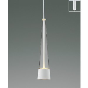 画像: コイズミ照明 AP57293 ペンダント 非調光 LED 温白色 プラグタイプ 高演色LEDR+ マットファインホワイト ∽
