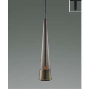 画像: コイズミ照明 AP57283 ペンダント 非調光 LED 電球色 プラグタイプ 高演色LEDR+ スモークブラウン ∽