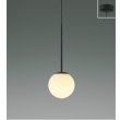 画像1: コイズミ照明 AP57322 ペンダント 非調光 LED 電球色 フランジタイプ 高演色LEDR+ マットブラック ∽ (1)