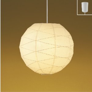 画像: コイズミ照明 AP57468 ペンダント 6畳 非調光 LED 電球色 フランジタイプ 和風 ∽