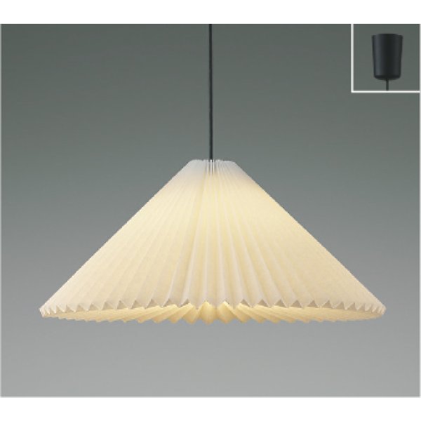 画像1: コイズミ照明 AP57414 ペンダント 非調光 LED 電球色 フランジタイプ 高演色LEDR+ 和風 ∽ (1)