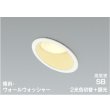 画像1: コイズミ照明 AD7332W99 ダウンライト 埋込穴φ100 調光 光色切替 LED 傾斜・ウォールウォッシャー 高演色LEDR+ 高気密SB 防雨・防湿型 ファインホワイト ∽ (1)
