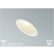 画像1: コイズミ照明 AD1080W27 ダウンライト 埋込穴φ100 調光 LED 電球色 傾斜・ウォールウォッシャータイプ 高演色LEDR+ 防雨・防湿型 ファインホワイト ∽ (1)