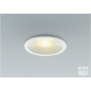 画像: コイズミ照明 AD1093W27 ダウンライト 埋込穴φ100 調光 LED 電球色 ベースタイプ 高演色LEDR+ 高気密SG1 ファインホワイト ∽