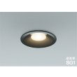 画像1: コイズミ照明 AD1093B35 ダウンライト 埋込穴φ100 調光 LED 温白色 ベースタイプ 高演色LEDR+ 高気密SG1 ブラック ∽ (1)