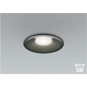 画像: コイズミ照明 AD1092B50 ダウンライト 埋込穴φ100 調光 LED 昼白色 ベースタイプ 高演色LEDR+ 高気密SB ブラック ∽
