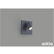 画像1: コイズミ照明 AB57237 ブラケット 埋込穴□90×97 調光 LED 温白色 高演色LEDR+ arkia マットグレー ∽ (1)