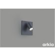 画像1: コイズミ照明 AB57238 ブラケット 埋込穴□90×97 調光 LED 昼白色 高演色LEDR+ arkia マットグレー ∽ (1)