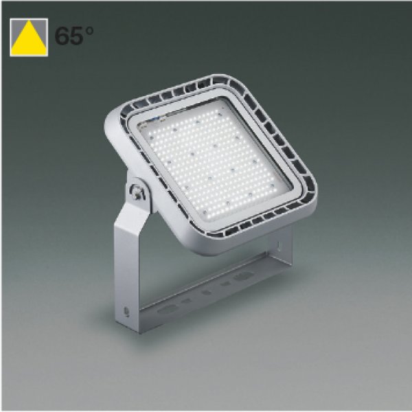 画像1: コイズミ照明 AU57556 投光器 非調光 LED 昼白色 直付・壁付・床取付 防雨型 サテンシルバー ∽ (1)