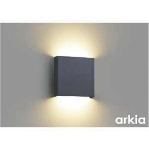 画像: コイズミ照明 AB56458 ブラケット 非調光 LED 電球色 高演色LEDR+ arkia マットグレー ∽