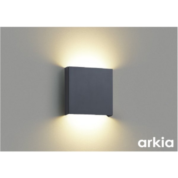 画像1: コイズミ照明 AB56458 ブラケット 非調光 LED 電球色 高演色LEDR+ arkia マットグレー ∽ (1)