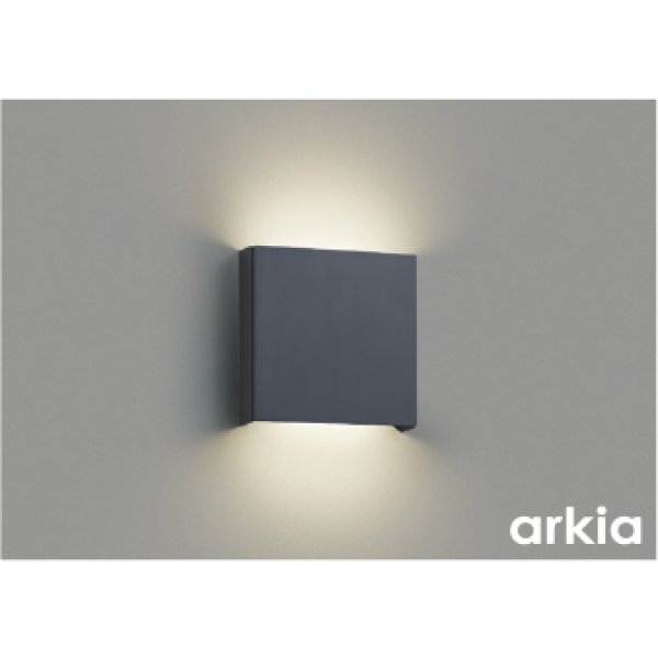 画像1: コイズミ照明 AB56464 ブラケット 非調光 LED 温白色 高演色LEDR+ arkia マットグレー ∽ (1)