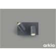 画像1: コイズミ照明 AB57225 ブラケット 非調光 LED 温白色 高演色LEDR+ arkia マットグレー ∽ (1)