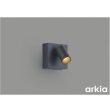 画像1: コイズミ照明 AB57230 ブラケット 非調光 LED 電球色 高演色LEDR+ arkia マットグレー ∽ (1)