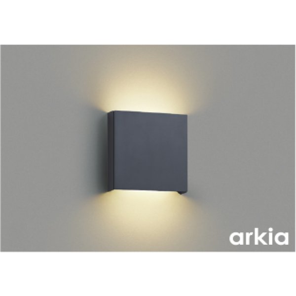 画像1: コイズミ照明 AB56461 ブラケット 調光 LED 電球色 高演色LEDR+ arkia マットグレー ∽ (1)