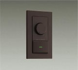 画像: 大光電機(DAIKO) DP-39675GE 照明部材 LED専用調光器 逆位相タイプ 300VA用 埋込穴51×71 ダークブラウン