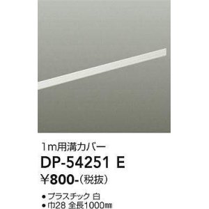 画像: 大光電機(DAIKO)　DP-54251E　照明部材 ダクトレールカバー ホワイト