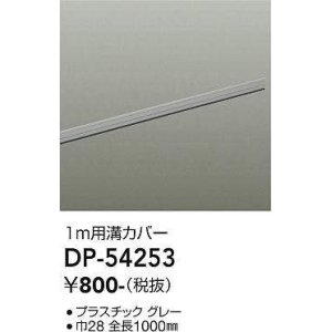 画像: 大光電機(DAIKO)　DP-54253　照明部材 ダクトレールカバー グレー