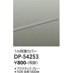画像: 大光電機(DAIKO)　DP-54253　照明部材 ダクトレールカバー グレー