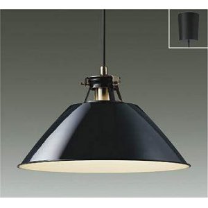 画像: 大光電機(DAIKO) DPN-38507 AE ペンダント 非調光 LED 温白色 ランプ付 フランジタイプ ブラック