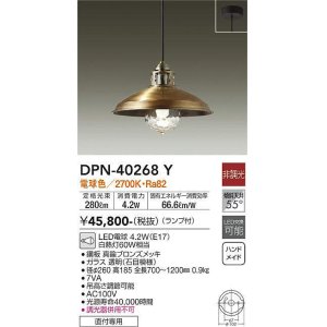 大光電機(DAIKO) DPN-40337Y ペンダントライト ランプ付 非調光 電球色
