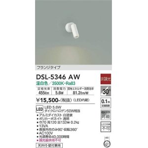 大光電機(DAIKO) DSL-5238AW ときめき スポットライト フランジタイプ