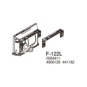 画像: コロナ 石油暖房機部材　F-122L　アグレシオ専用別売部材 背面カバーＬ [■【本体同時購入のみ】]