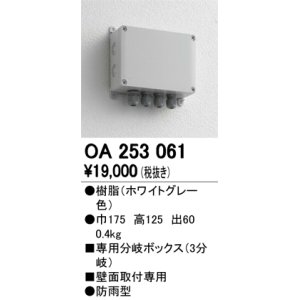 画像: 12V演出照明シリーズ オーデリック　OA253061　エクステリアLED専用接続ボックス
