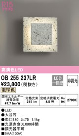 画像: オーデリック　OB255237LR　ブラケットライト 非調光 LED一体型 電球色 大谷石