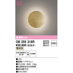 画像: オーデリック　OB255318R　ブラケットライト 非調光 LED一体型 電球色