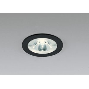 画像: オーデリック　OD250102P1　ダウンライト LED一体型 非調光 電球色 電源装置・接続線別売 浅型 埋込穴φ50 ブラック