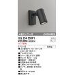 画像1: オーデリック　OG254555P1　エクステリアスポットライト LEDランプ JDR50W相当 ランプ別売 人感センサ付 防雨型 黒 (1)