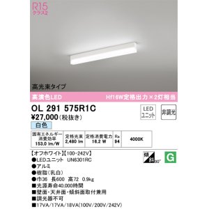 オーデリック OL291576R2E(LED光源ユニット別梱) ベースライト 非調光