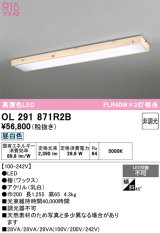 画像: オーデリック　OL291871R2B　ベースライト 非調光和風 LED一体型 昼白色 檜