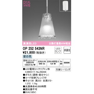 画像: オーデリック　OP252543NR(ランプ別梱)　ペンダントライト 非調光 LEDランプ 昼白色 フレンジタイプ