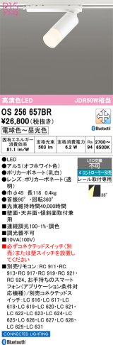 画像: オーデリック　OS256657BR　スポットライト 調光 調色 Bluetooth コントローラー別売 LED一体型 電球色〜昼光色 プラグタイプ オフホワイト