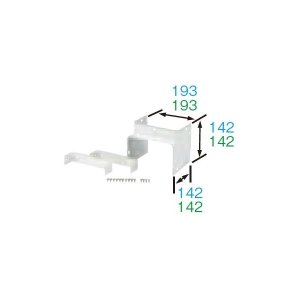 画像: 長府/サンポット 石油暖房機 関連部材　SGE-L4　屋内配管・内コーナーカバー[♪■]