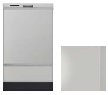 画像1: 食器洗い乾燥機 リンナイ オプション　KWP-SD401P-GY　化粧パネル グレー（ツヤ消） SD専用 [≦] (1)