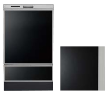画像1: 食器洗い乾燥機 リンナイ オプション　KWP-SD401P-B　化粧パネル ブラック（ツヤ消） SD専用 [≦] (1)